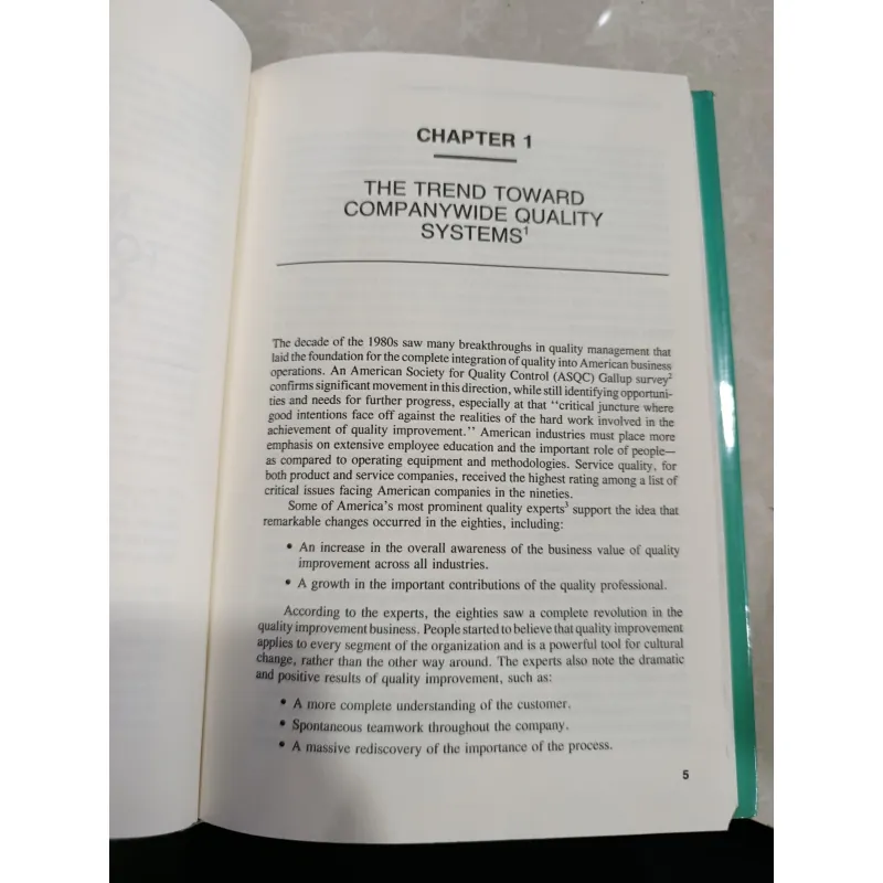MANAGEMENT OF QUALITY - QUẢN LÝ THỰC TẾ 562772