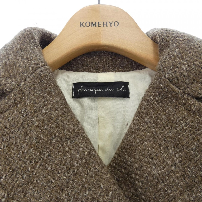 【Mã giảm giá】PHISIQUEDUROLE Áo khoác peacoat 635533