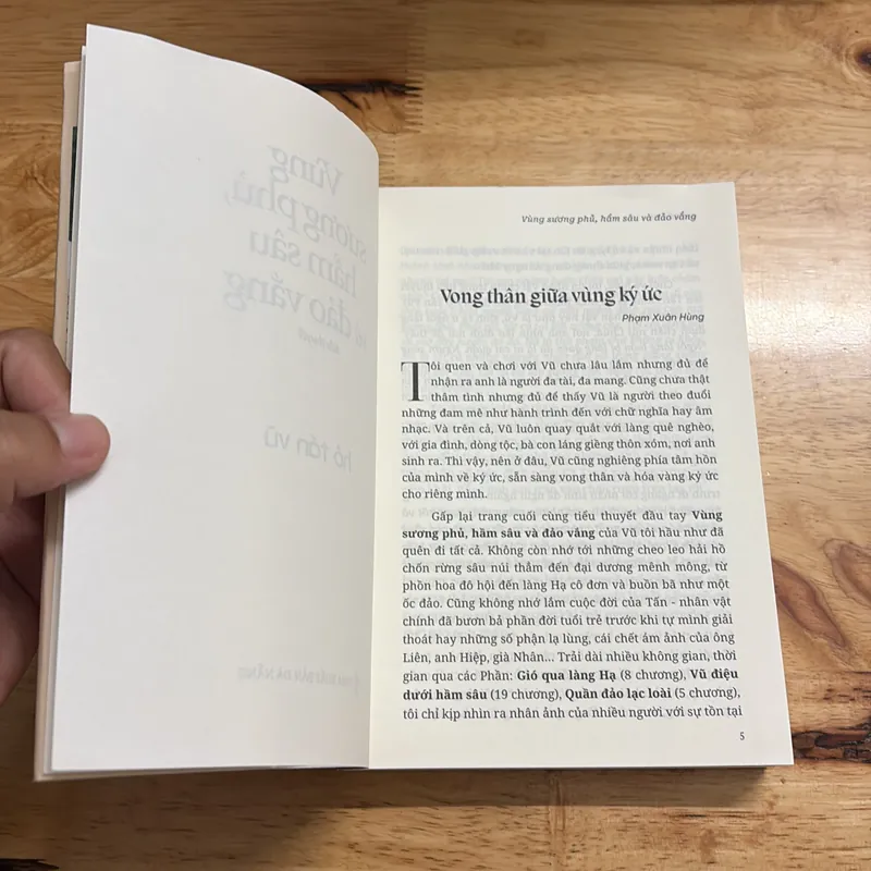 [Chữ Ký Tác Giả] - II Tiểu Thuyết: Vùng Sương Phủ, Hầm Sâu Và Đảo Vắng - Hồ Tấn Vũ - 2025 689796