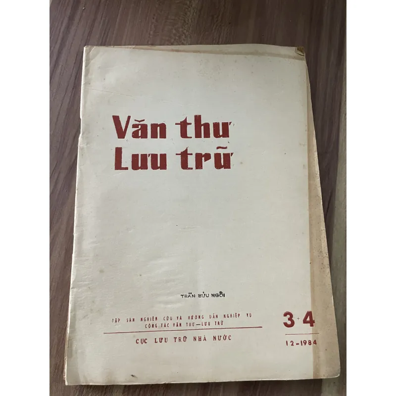 Văn thư lưu trữ -12.1984 789025