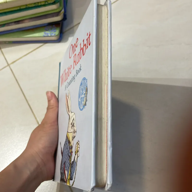 NGOẠI VĂN trẻ em : one white rabbit a countjng book - the macmillan uk  1027534