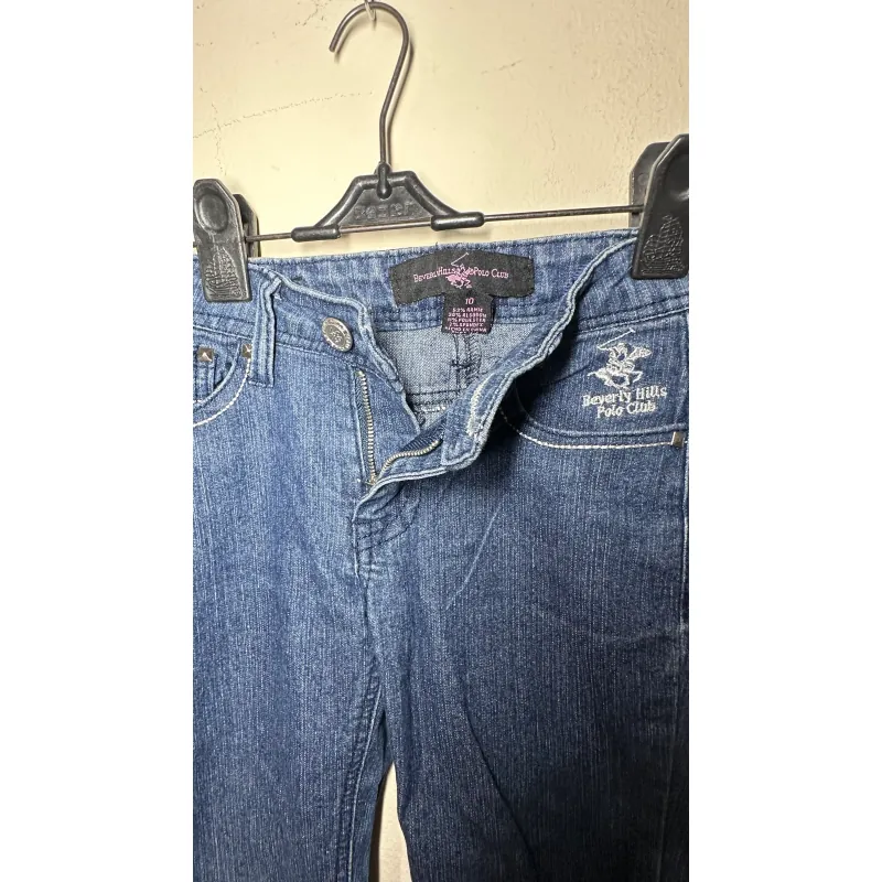 Quần jeans nữ Beverly Hills Polo Club slim fit màu xanh đậm 734226