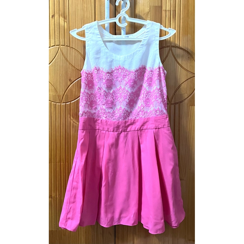 Đầm sát nách cho bé gái màu hồng 521472