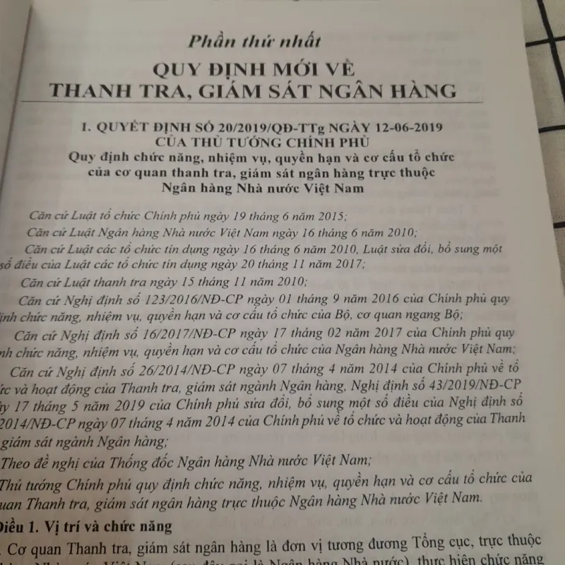 THẨM ĐỊNH TÍN DỤNG- Quy định mới về VAY, CHO VAY, THANH TRA GIÁM SÁT Ngân hàng.  737885
