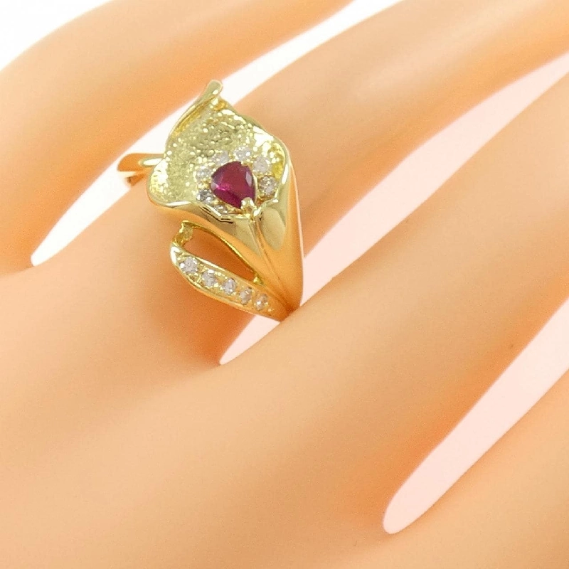 Nhẫn Ruby K18YG 0.28CT - Hàng hiệu Chính hãng 852296