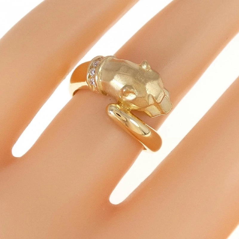 Nhẫn kim cương K18YG 0.07CT 671997