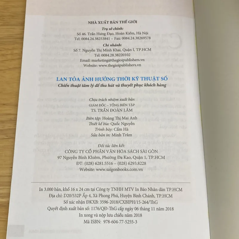 [Giá tốt nhất chỉ có lúc TẾT] LAN TOẢ ẢNH HƯỞNG THỜI KỸ THUẬT SỐ-NATHALIE NAHAI (Sách màu) 799454