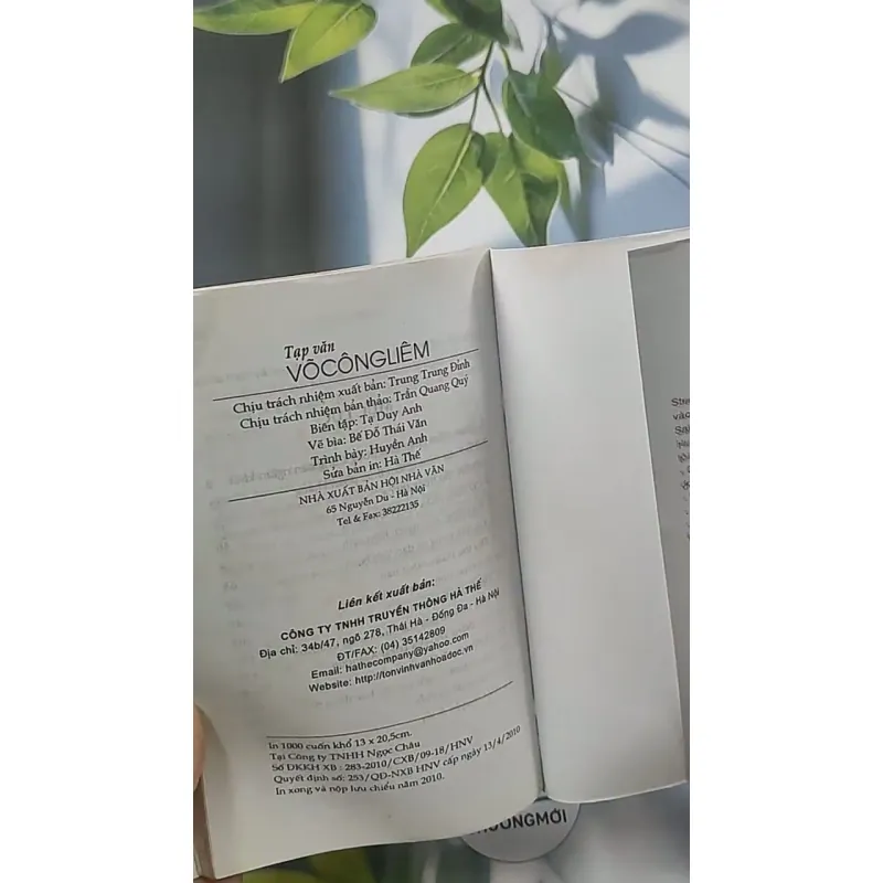 Tạp văn Võ Công Liêm - Võ Công Liêm 694908