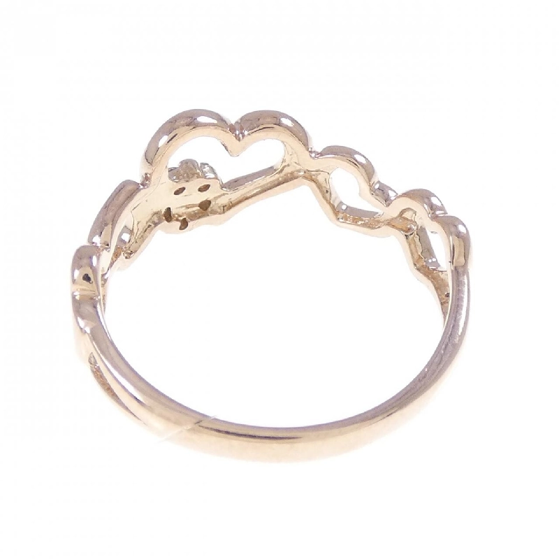 Nhẫn kim cương K10PG hình trái tim 0.05CT 668700