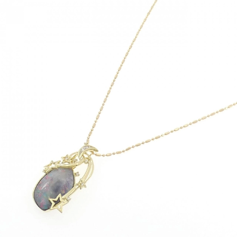 K18YG Sao × Mặt trăng Boulder Opal Dây chuyền 12.24CT - Hàng hiệu Chính hãng 848536