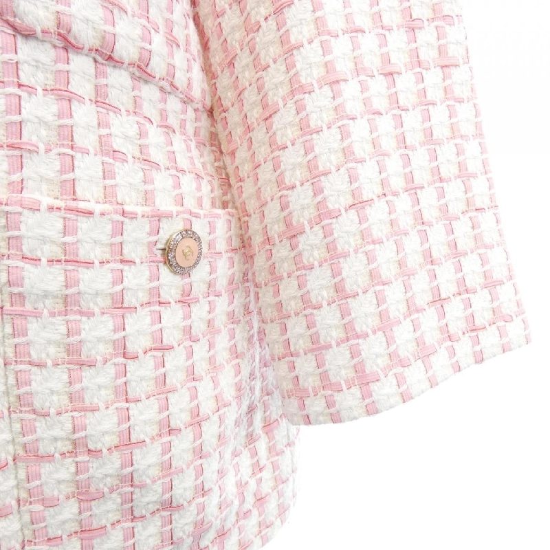 Áo khoác không cổ CHANEL P72571V64183 631896