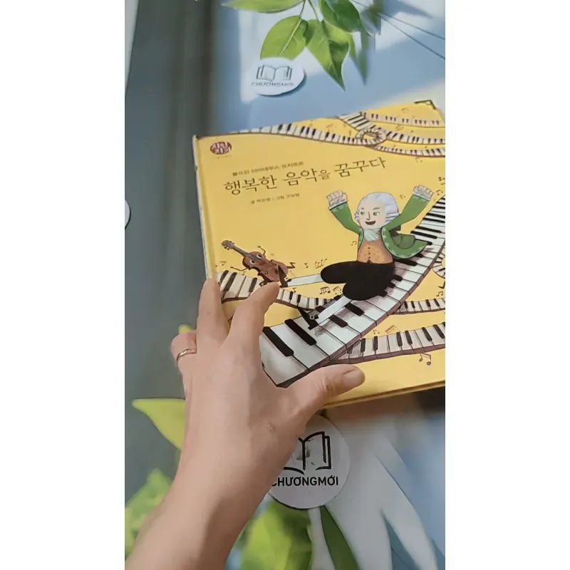 [Tặng nẹp góc] Truyện thiếu nhi Hàn Quốc: Danh nhân 17 -  지인지기 인물 이야기: 모차르트 731994