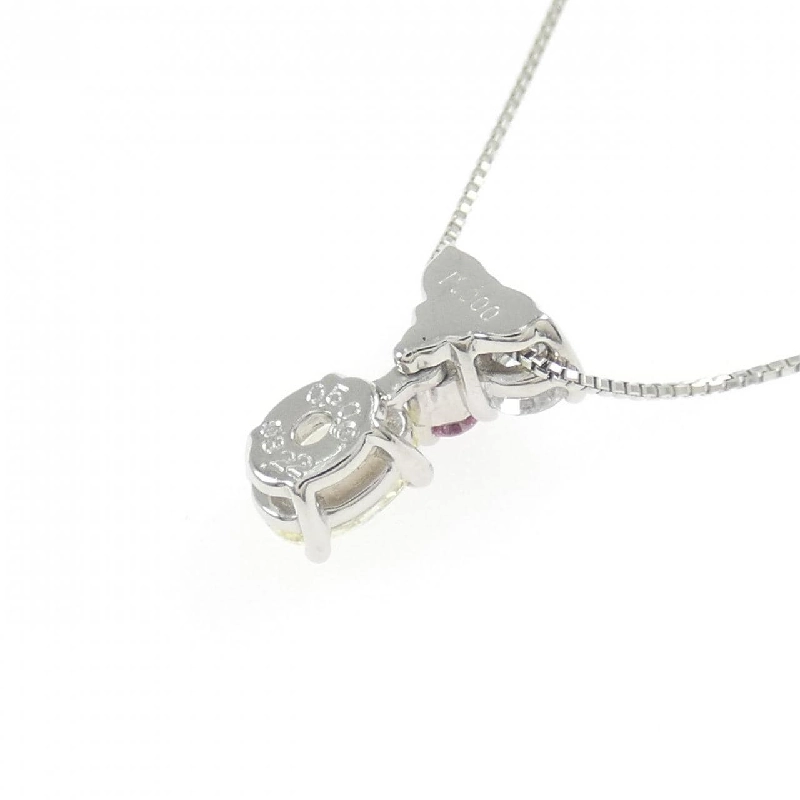 Dây chuyền kim cương PT900/PT850 0.509CT VLY SI1 cắt oval - Hàng hiệu Authentic 879762