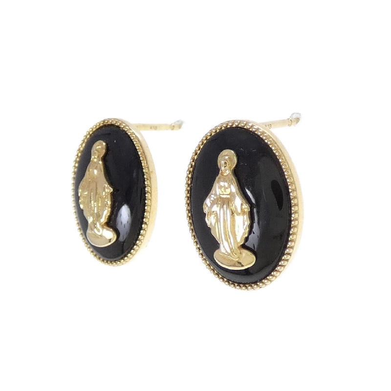 K18YG Onyx Bông tai - Hàng hiệu Chính hãng 862531