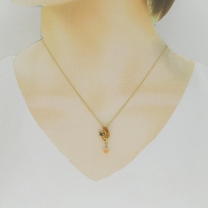 416YG/K18YG Mặt dây chuyền đá màu - Hàng hiệu Authentic 859457