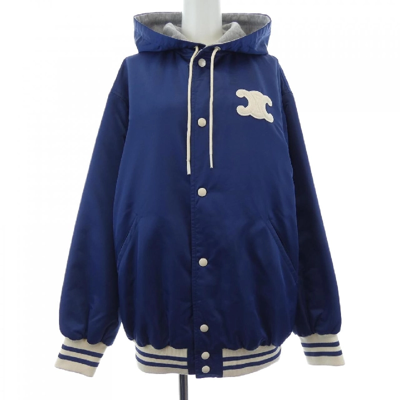 Áo khoác teddy có mũ CELINE CELINE PARIS 2W17B227R thời kỳ Eddie - Hàng hiệu Authentic 822696