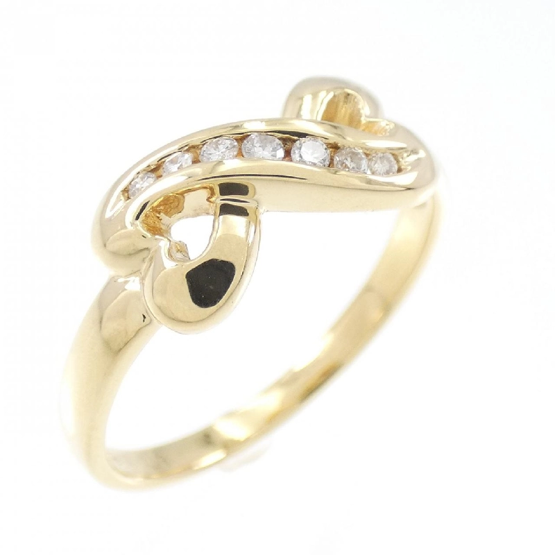 Nhẫn kim cương K18YG 0.03CT 671461