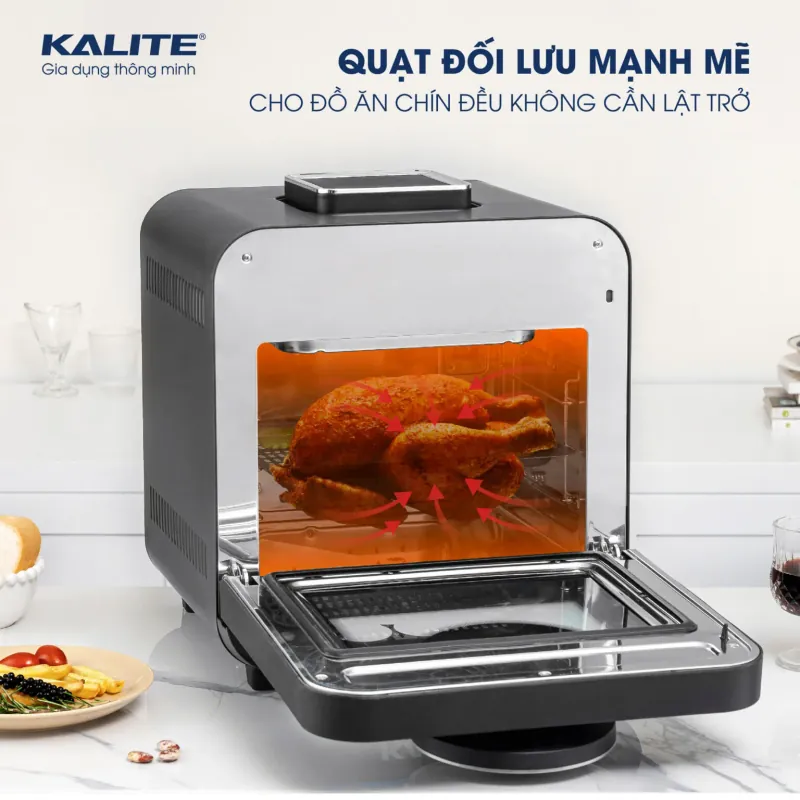Nồi chiên hơi nước KALITE STEAM STAR 15 lít, đa năng 722828