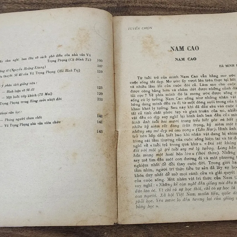 Phê bình bình luận văn học: NAM CAO - VŨ TRỌNG PHỤNG 707429