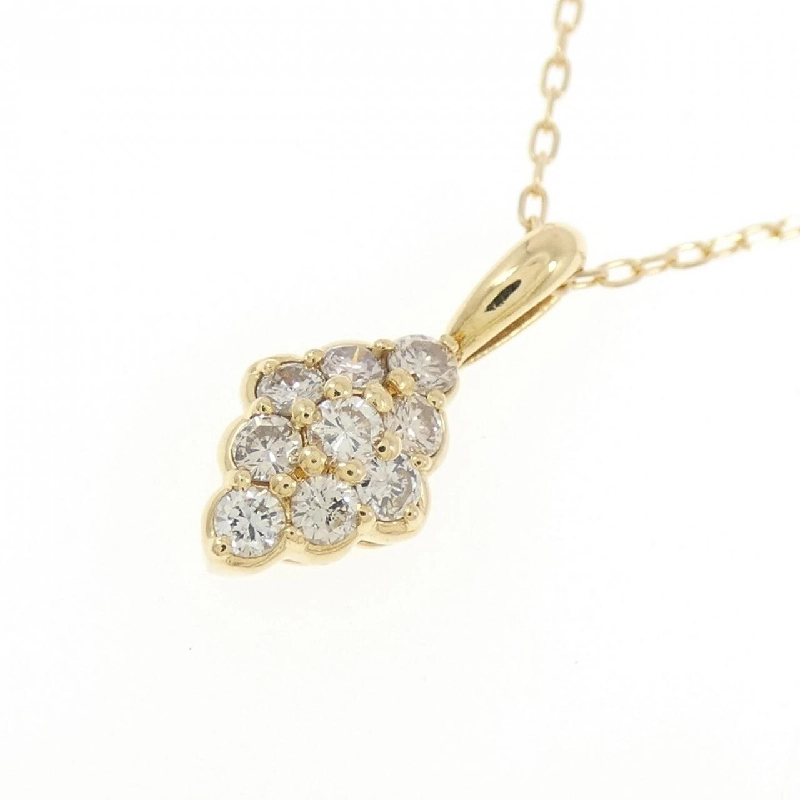 Dây chuyền kim cương K18YG 0.30CT - Hàng hiệu Chính hãng 860972