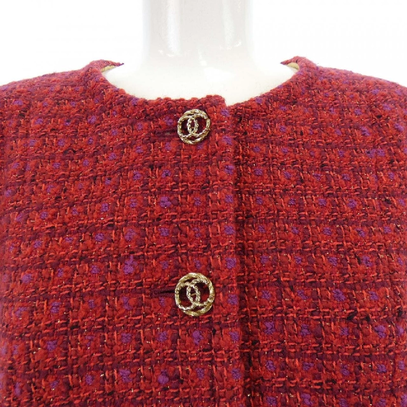 CHANEL LOOK7 P75484V60450 23B Áo khoác không cổ - Hàng hiệu Chính hãng 822302