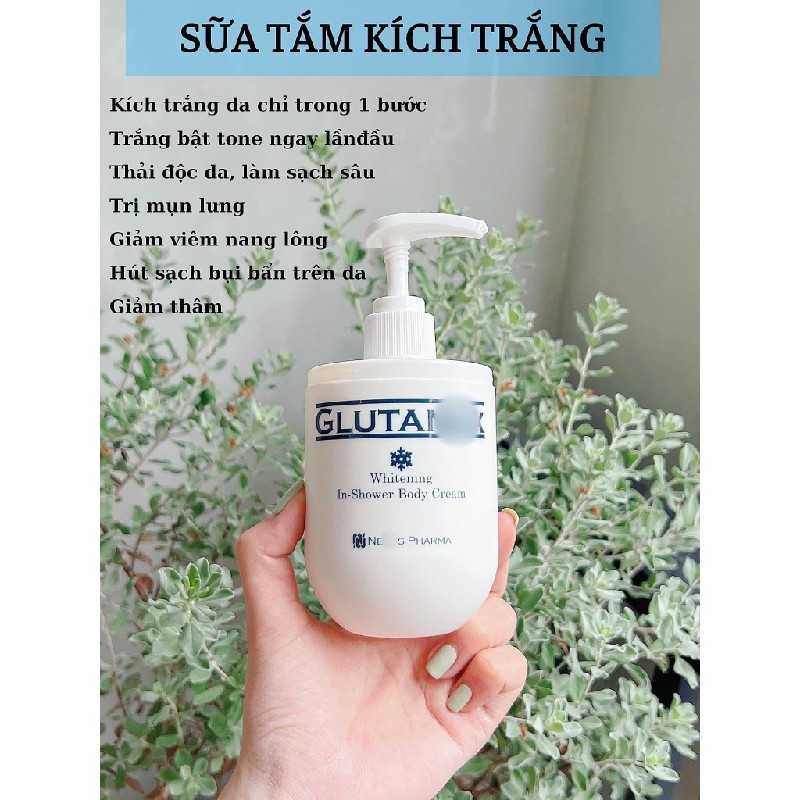 Sữa Tắm Dưỡng Trắng Da Body Glutanex Whitening In Shower Body Cream  20165