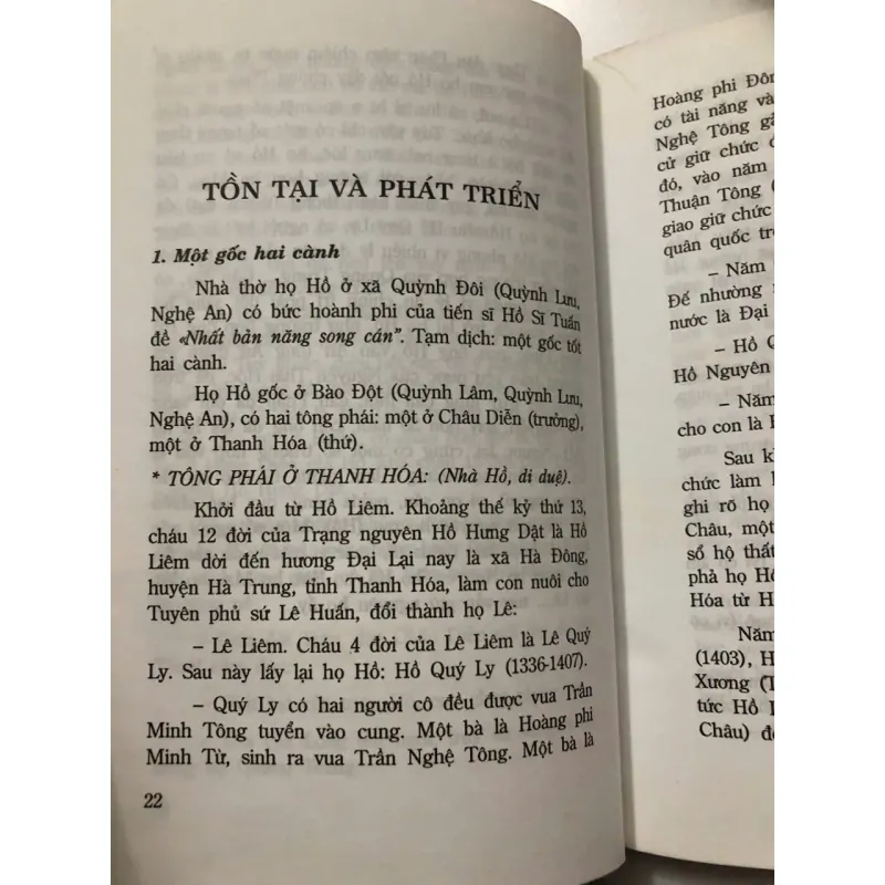 Họ Hồ trong cộng đồng dân tộc Việt Nam – Hồ Sĩ Giàng 991859