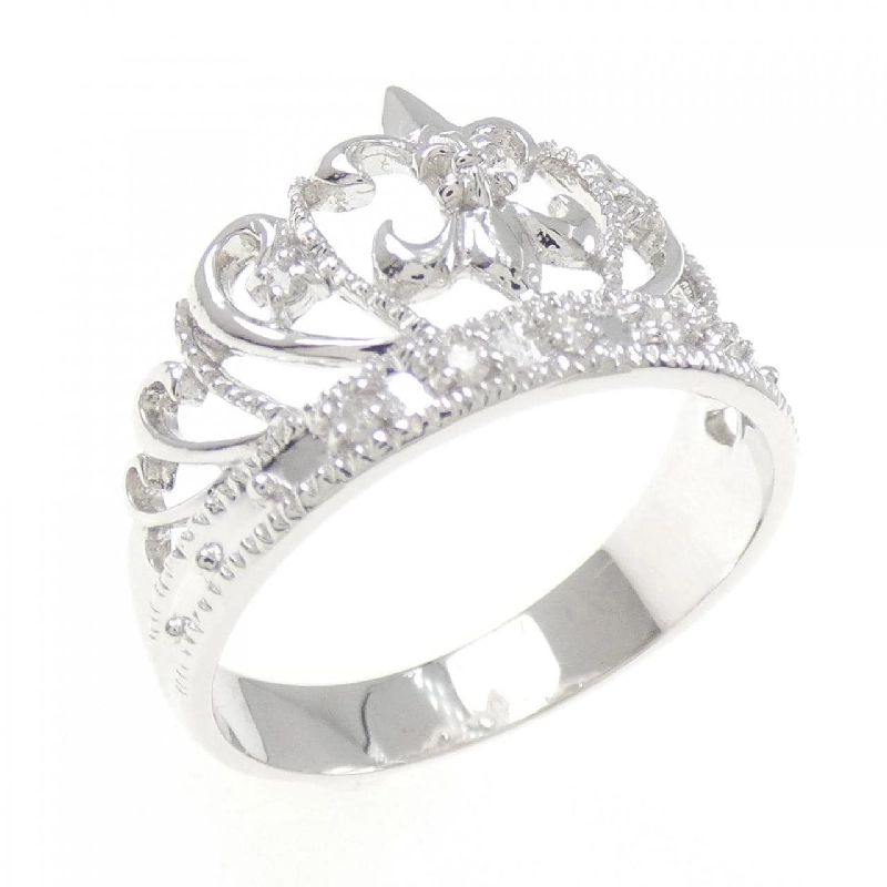 Nhẫn kim cương K14WG Tiara - Hàng hiệu Chính hãng 847083