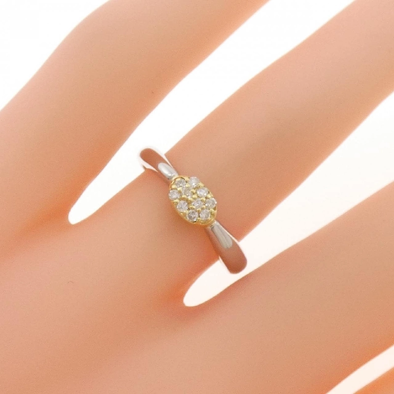 Nhẫn kim cương PT900/K18YG 0.10CT - Hàng hiệu Chính hãng 852274