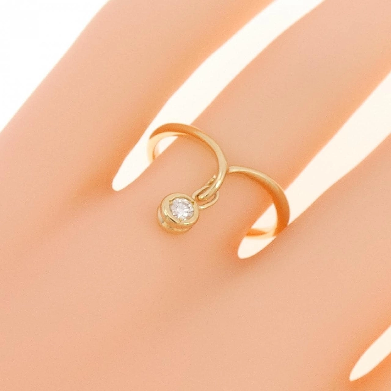 Nhẫn kim cương K18YG 0.05CT 672963