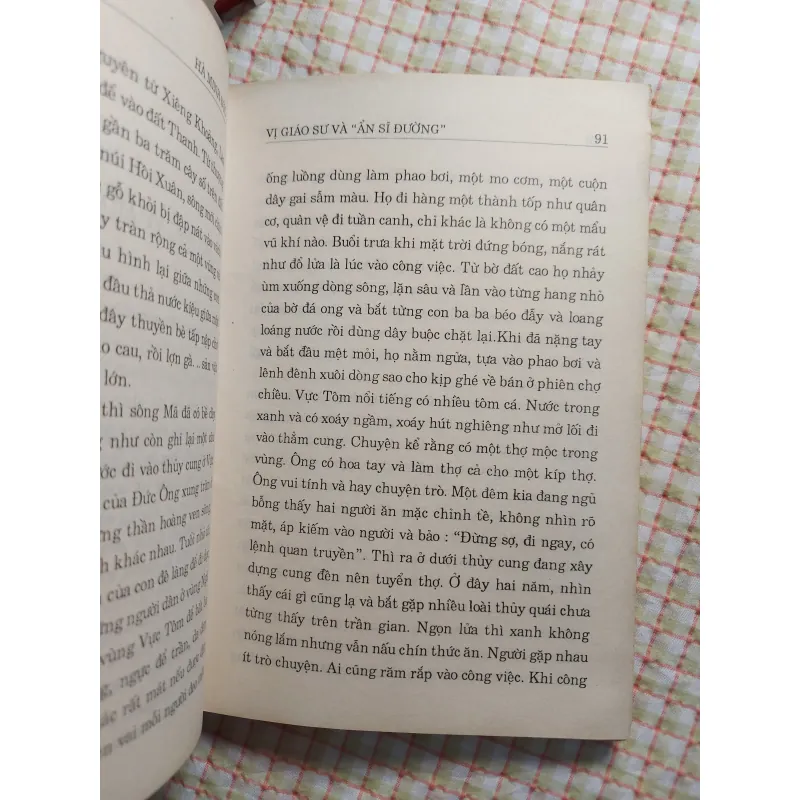 VỊ GIÁO SƯ VÀ ẨN SĨ ĐƯỜNG • Bút ký của Giáo sư Hà Minh Đức • Bản in năm 1996 763829