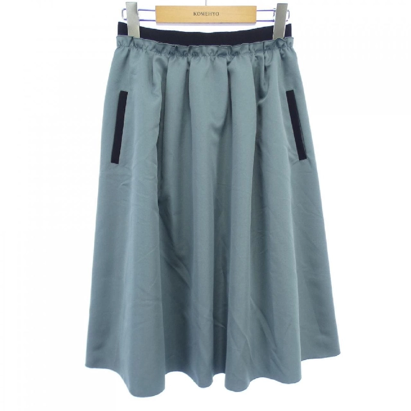 【Mã giảm giá】Chân váy LANVIN en Bleu 651174