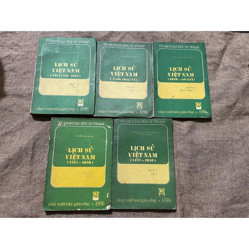 Lịch sử Việt Nam 5 cuốn - 1976 - khổ lớn 447324