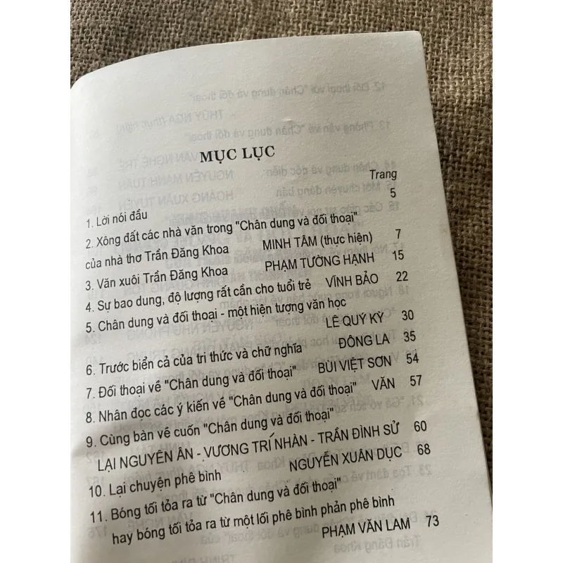 Xung quanh cuốn Chân dung và đối thoại của Trần Đăng Khoa  796161
