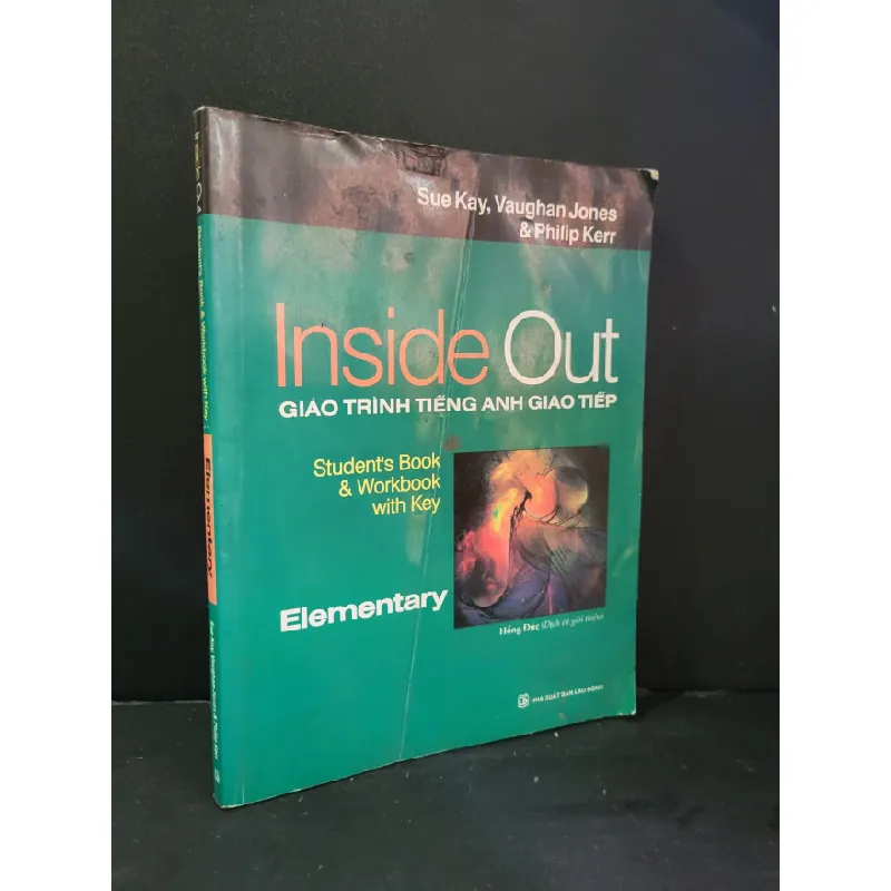 [Sách Cũ SCGR] Inside Out student's book & workbook with key Elementary mới 80% bẩn bìa, ẩm, có vệt nước, ố nhẹ 2009 Sue Kay, Vaughan Jones, Philip Kerr HCM3004 HỌC NGOẠI NGỮ 681688