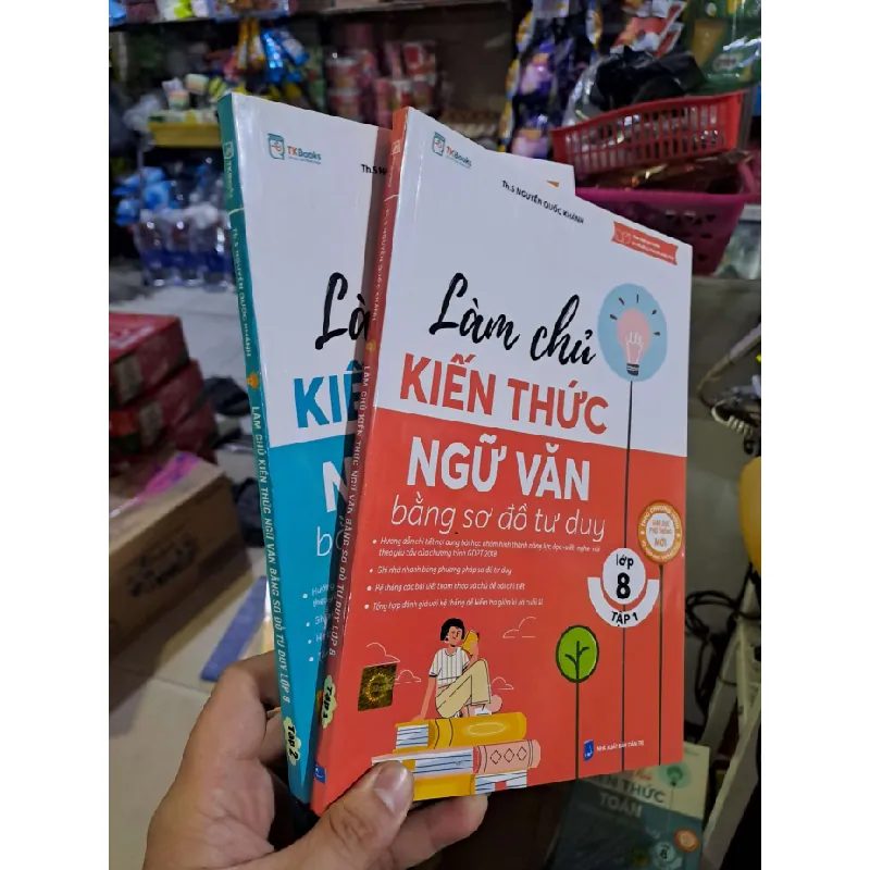 Làm chủ kiến thức Ngữ Văn bằng sơ đồ tư duy lớp 8 tập 1,2 - Nguyễn Quốc Khánh - 2024 mới 90% - GIÁO TRÌNH, CHUYÊN MÔN - HCM0111 629932