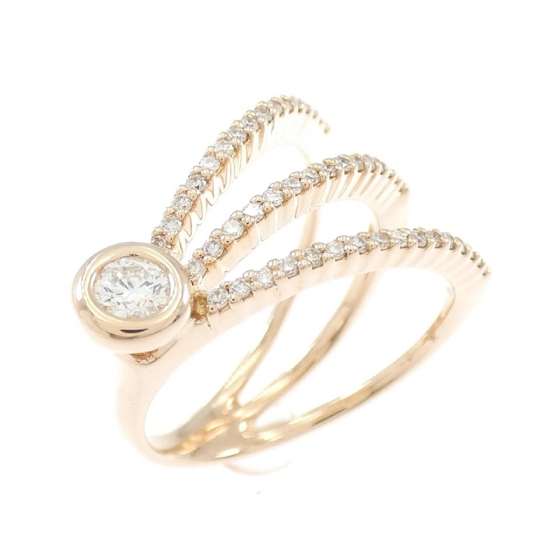 Nhẫn kim cương K18PG 0.12CT - Hàng hiệu Authentic 851032