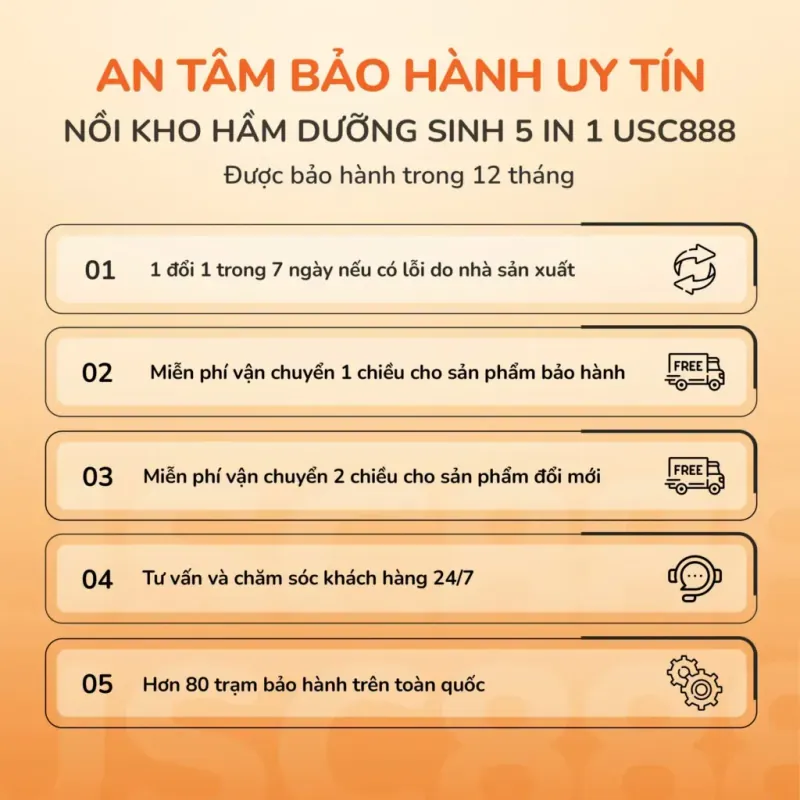 Nồi kho hầm dưỡng sinh 5 in 1 UNIE USC888 783552