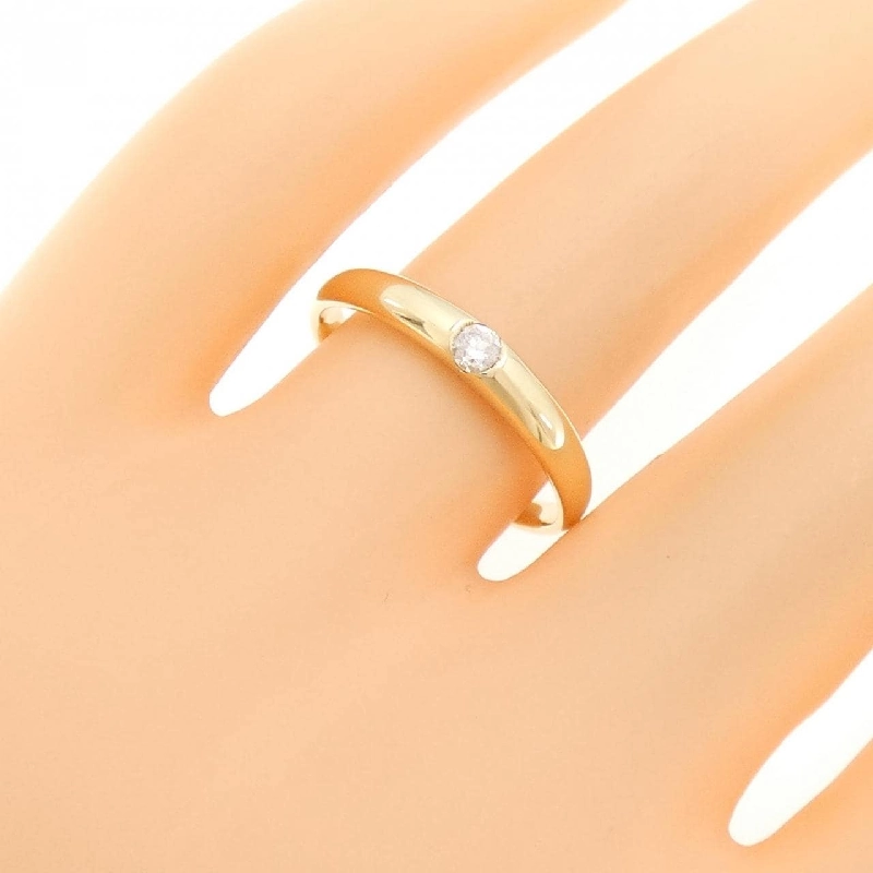 Nhẫn kim cương Solitaire K18YG 0.09CT 668143