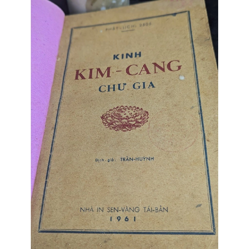 Kinh kim cang chư gia - dịch giả Trần Huỳnh 462905