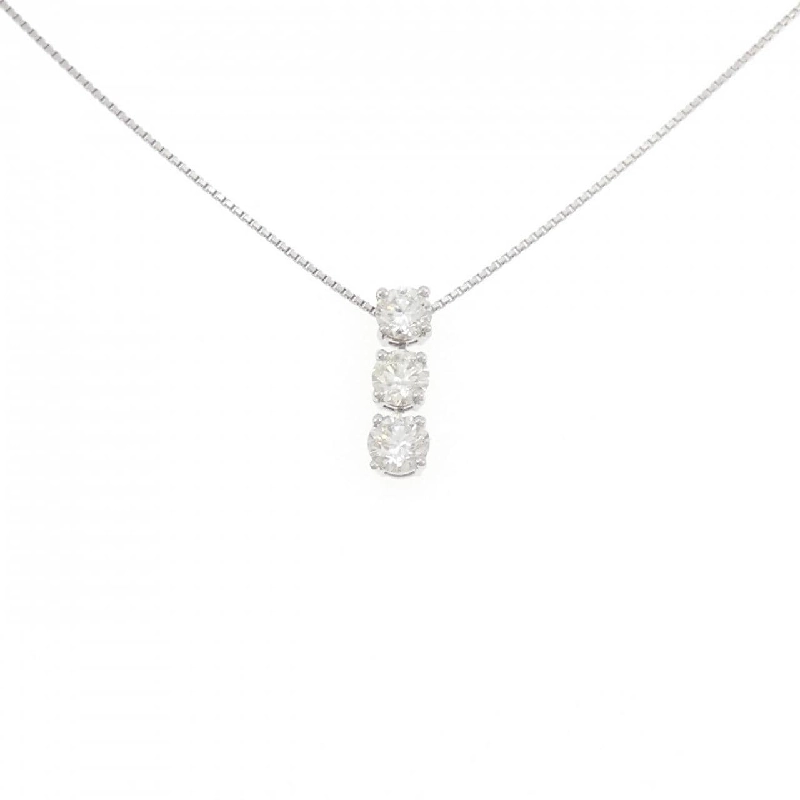 Dây chuyền kim cương ba viên PT900/PT850 1.03CT - Hàng hiệu Chính hãng 861232