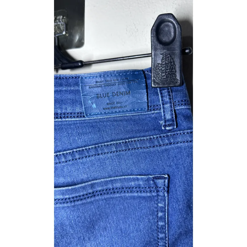 Quần jean nữ lưng - Blue exchange co dãn - size M, màu xanh 733352