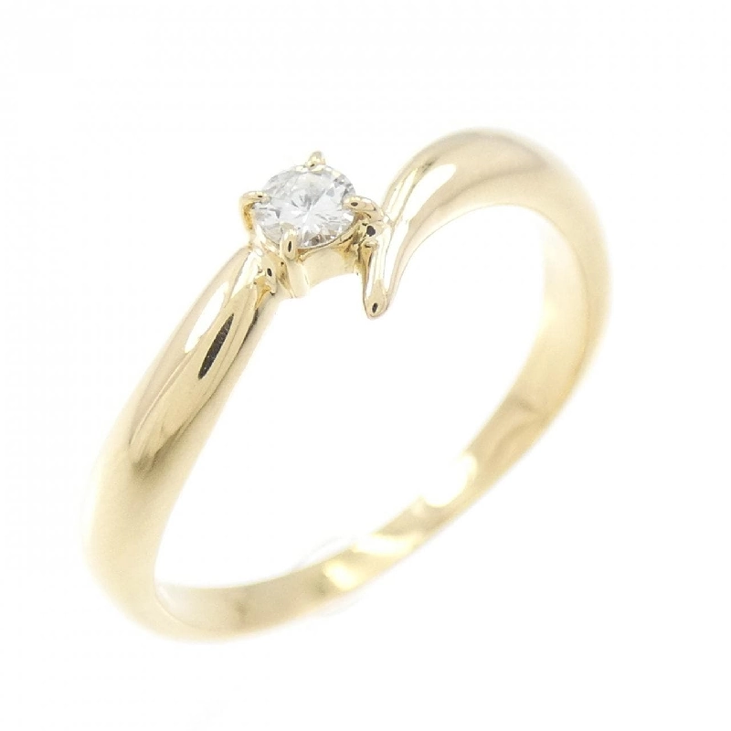 Nhẫn kim cương K18YG 0.07CT - Hàng hiệu Chính hãng 859297