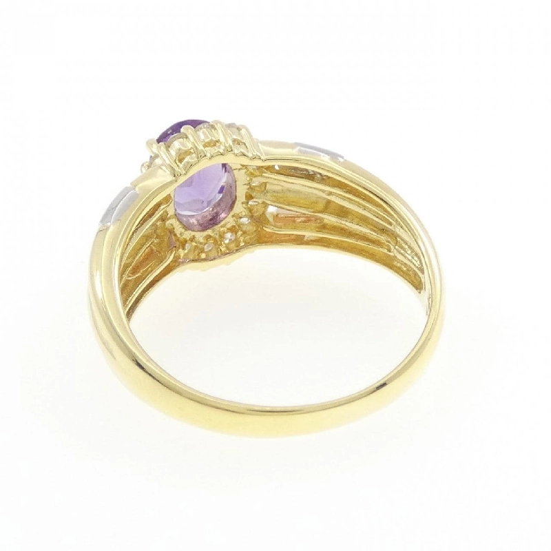 Nhẫn Amethyst K18YG/PT900/K18PG - Hàng hiệu Authentic 849288