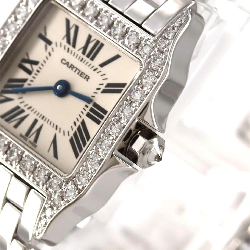 Cartier Santos de Mademoiselle SM WG/D WF9003Y8 WG Quartz - Hàng hiệu Chính hãng 875138