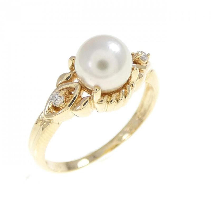 Nhẫn ngọc trai Akoya K18YG 5.8mm - Hàng hiệu Authentic 849215