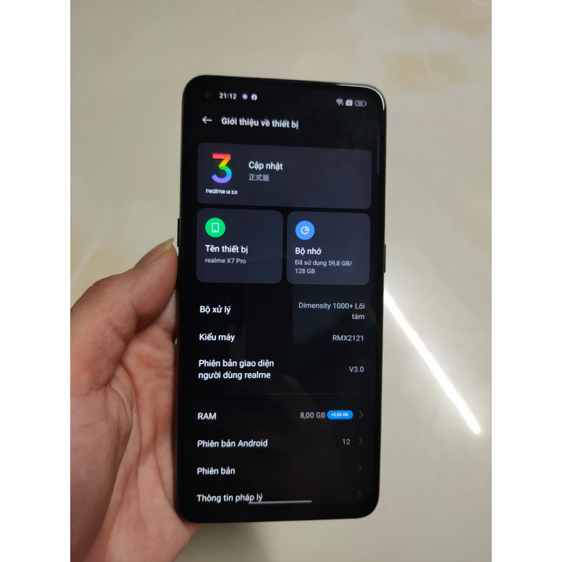 Realme x7pro Ram8 Rom128 276088