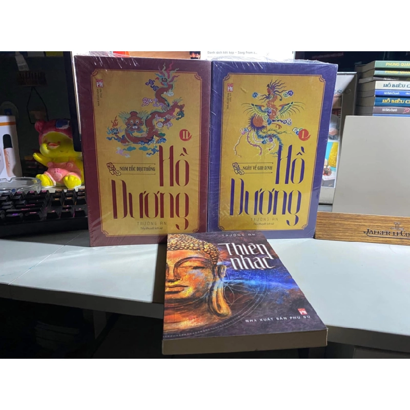 Hồ Dương- Tác giả Trường An- Tiểu thuyết lịch sử bộ 2 tập, tặng kèm cuốn Thiên Nhạc- mới nguyên seal STB526 457501