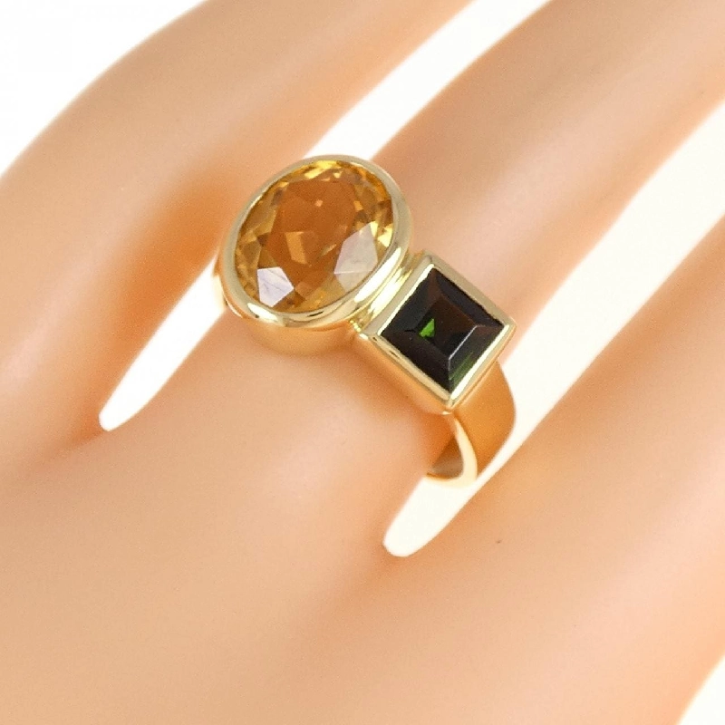 Nhẫn Citrine 750YG - Hàng hiệu Authentic 849653