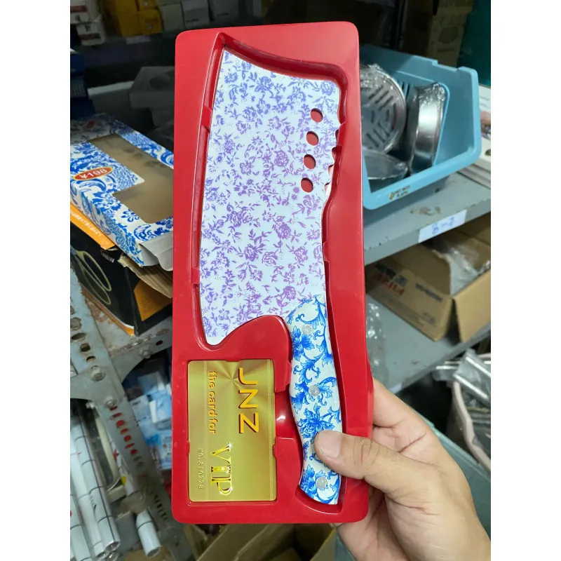 Thanh lý Dao chặt nước đá, chặt thịt tồn kho - hơi ố vàng, chưa sử dụng 1020453